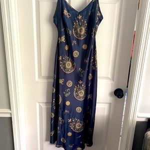 Navy blue celestial dress from Neon Rose